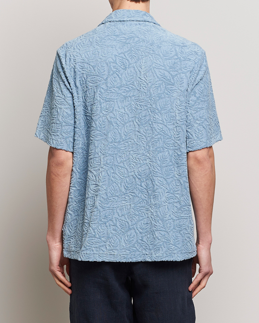 Herren | Poloshirts | NN07 | Julio Structured Terry Polo Ashley Blue