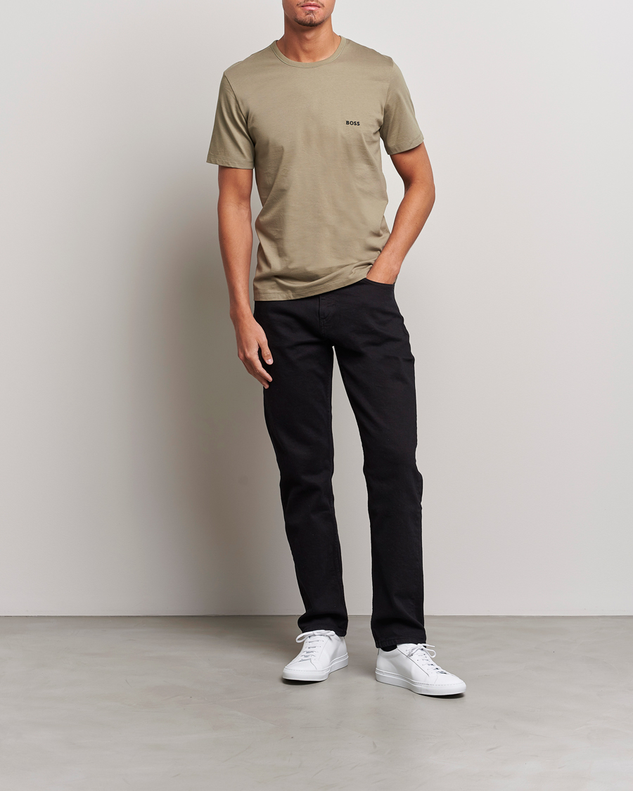 Herren | T-Shirts | BOSS BLACK | 3-Pack Crew Neck T-Shirt Green/Black/Navy