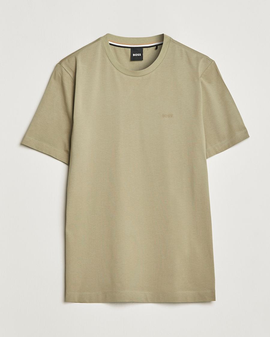 Herren | T-Shirts | BOSS BLACK | Thompson Crew Neck T-Shirt Pastel Green