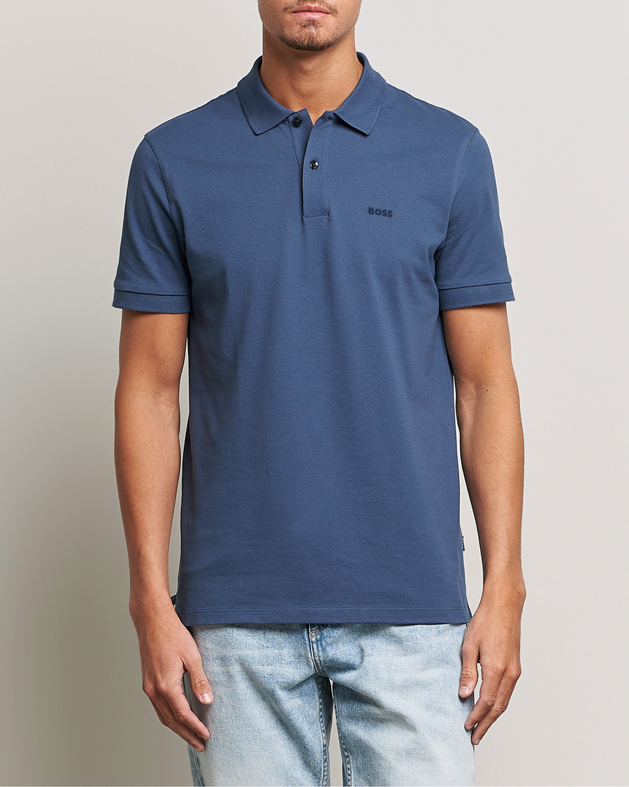 Herren | Poloshirts | BOSS BLACK | Pallas Polo Open Blue