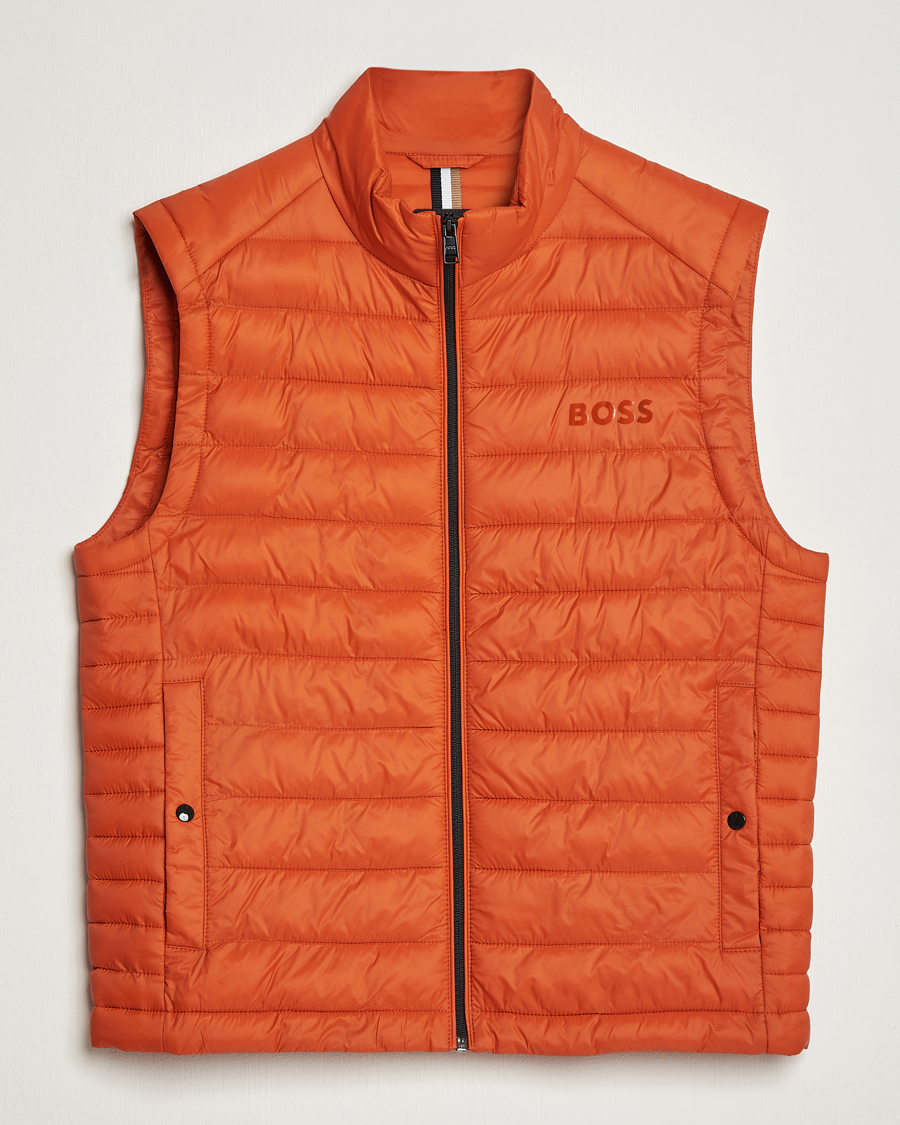 Herren | Jacken | BOSS BLACK | Calano Down Vest Dark Orange