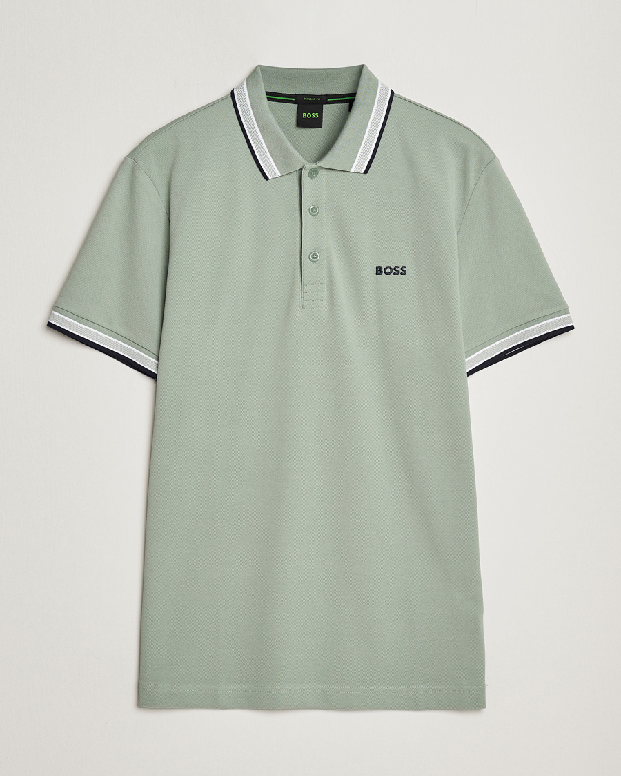 Herren | Poloshirts | BOSS GREEN | Paddy Piké Pastel Green