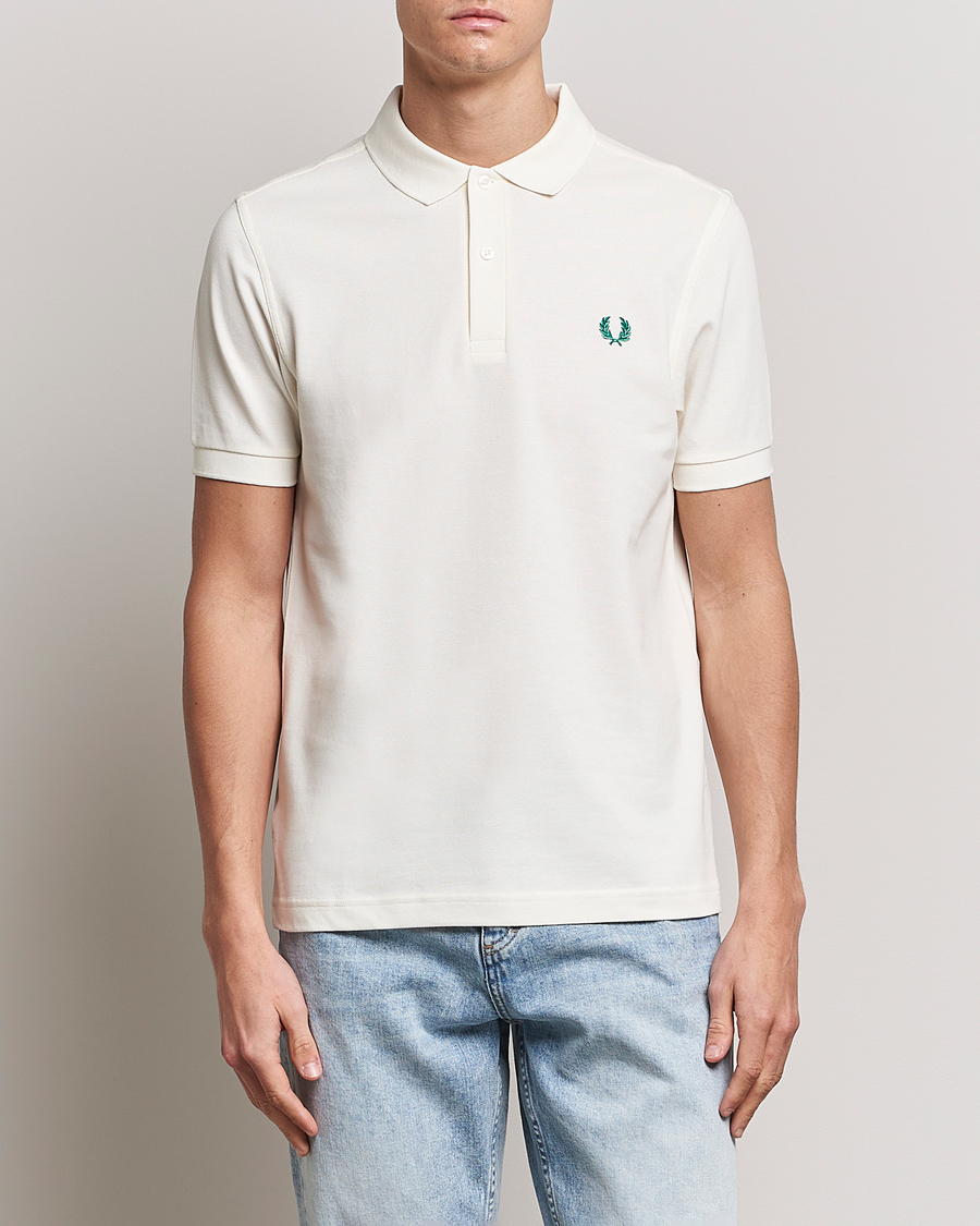 Herren | Poloshirts | Fred Perry | Plain Polo Shirt Light Ecru