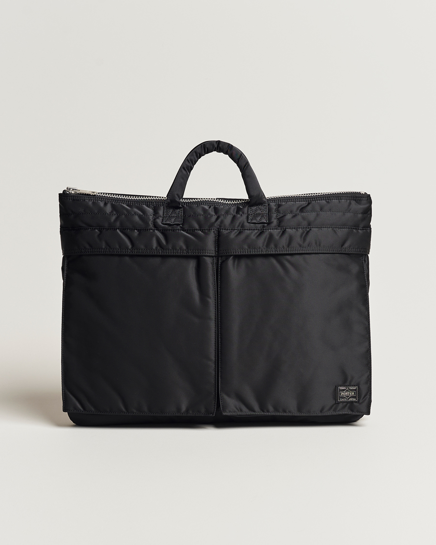 Herren | Porter-Yoshida & Co. Tanker Short Helmet Bag Black | Porter-Yoshida & Co. | Tanker Short Helmet Bag Black