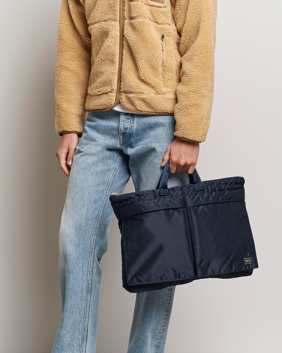Herren | Porter-Yoshida & Co. Tanker Short Helmet Bag Iron Blue | Porter-Yoshida & Co. | Tanker Short Helmet Bag Iron Blue