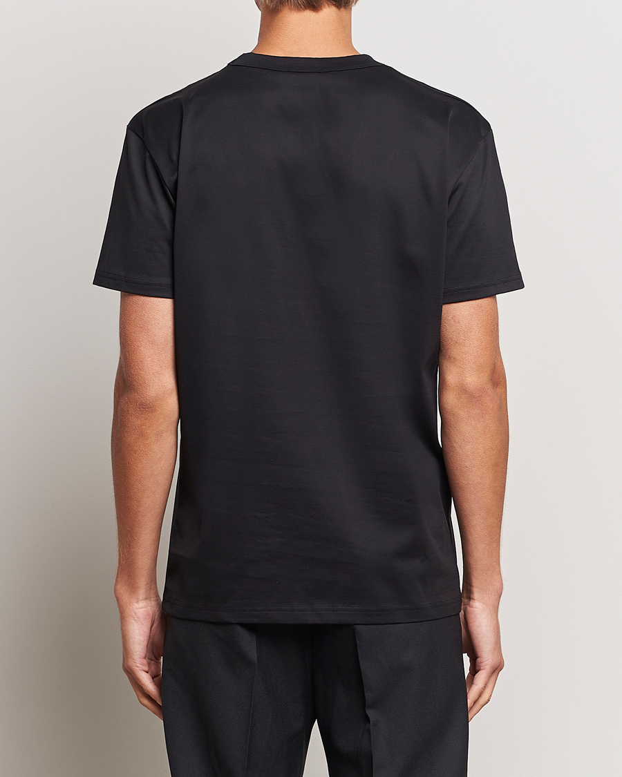 Herren | T-Shirts | Bread & Boxers | Pima Cotton Crew Neck T-Shirt Black
