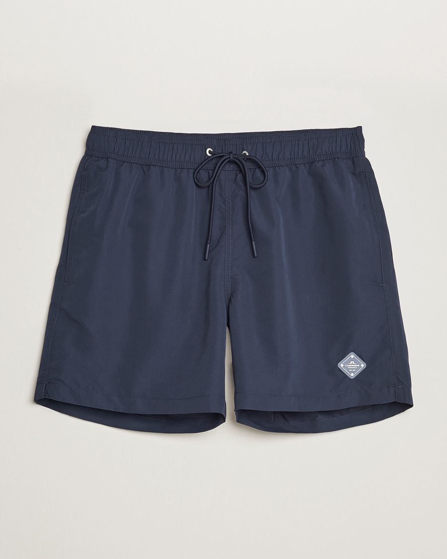 Herren | Badehosen | J.Lindeberg | Banks Solid Swimshorts Navy