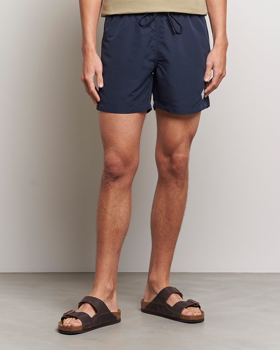 Herren | Badehosen | J.Lindeberg | Banks Solid Swimshorts Navy