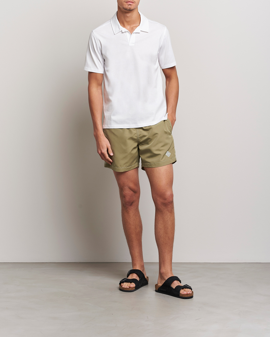 Herren | Badehosen | J.Lindeberg | Banks Solid Swimshorts Aloe