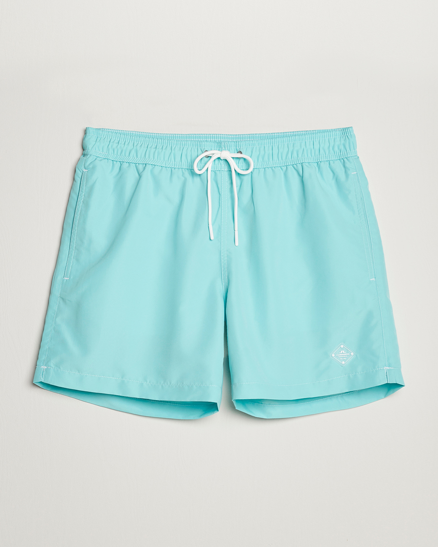 Herren | Badehosen | J.Lindeberg | Banks Solid Swimshorts Aqua Splash