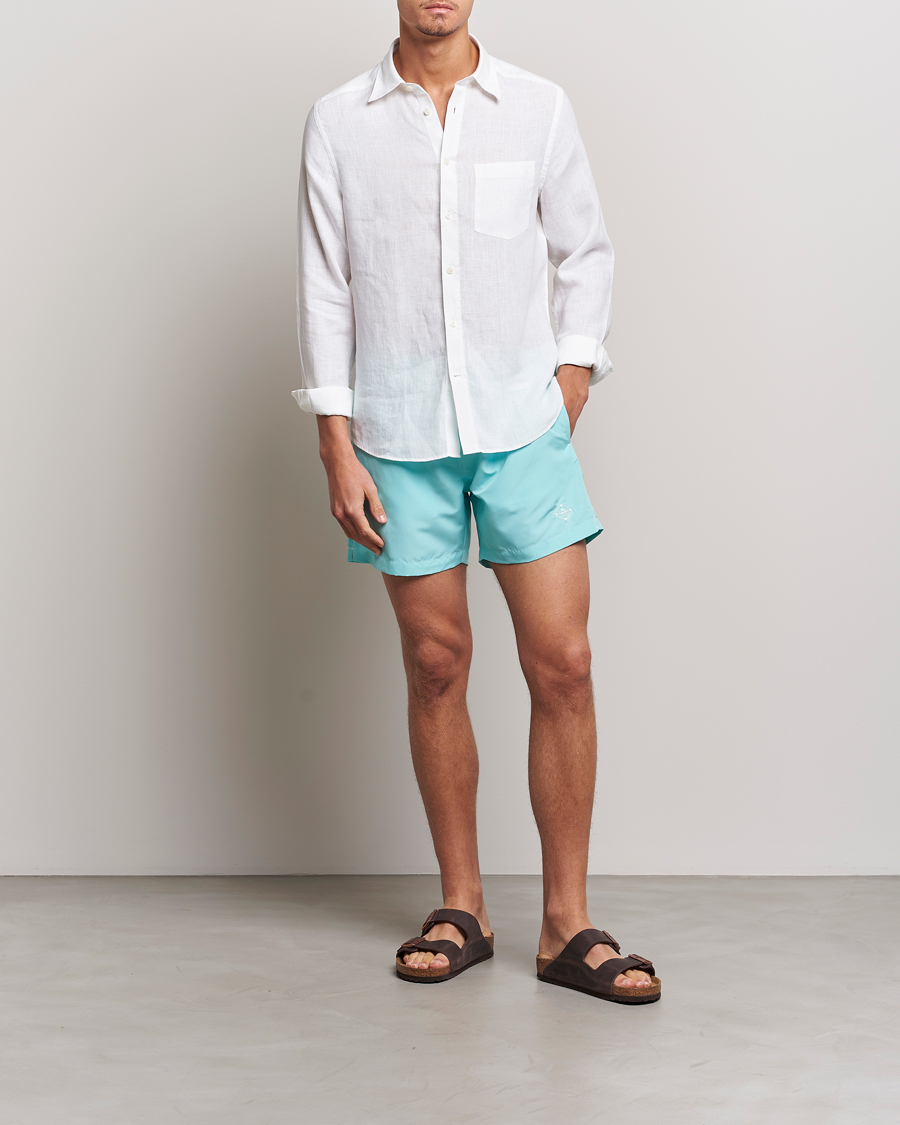 Herren | Badehosen | J.Lindeberg | Banks Solid Swimshorts Aqua Splash