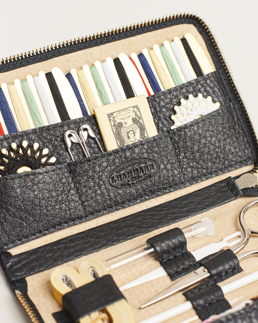 Herren | Für das Zuhause | F. Hammann | Travel Sewing Set Black