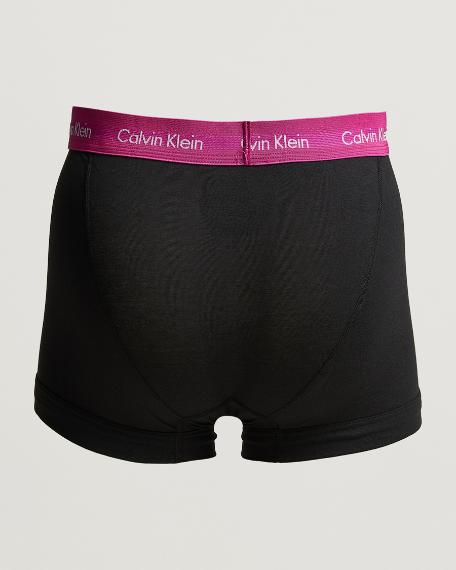 Herren | Unterwäsche | Calvin Klein | Cotton Stretch 3-Pack Trunk Pink/Grey/Green