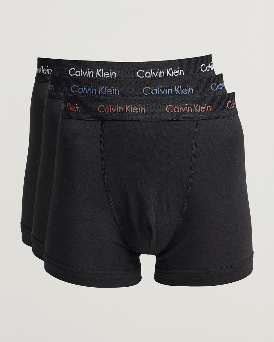 Herren | Unterwäsche | Calvin Klein | Cotton Stretch 3-Pack Trunk Black
