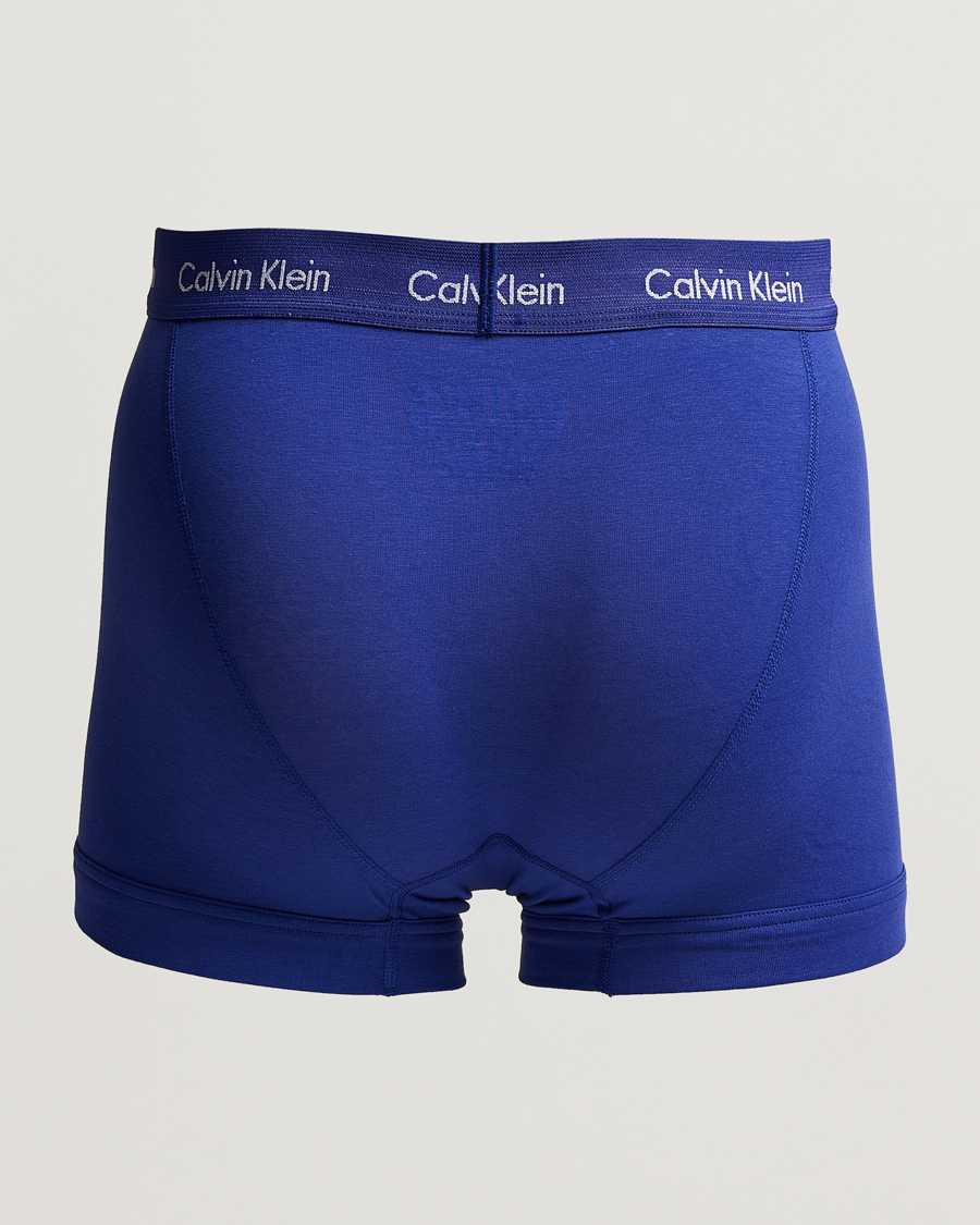 Herren | Unterwäsche | Calvin Klein | Cotton Stretch 3-Pack Trunk Blue/Black/Green
