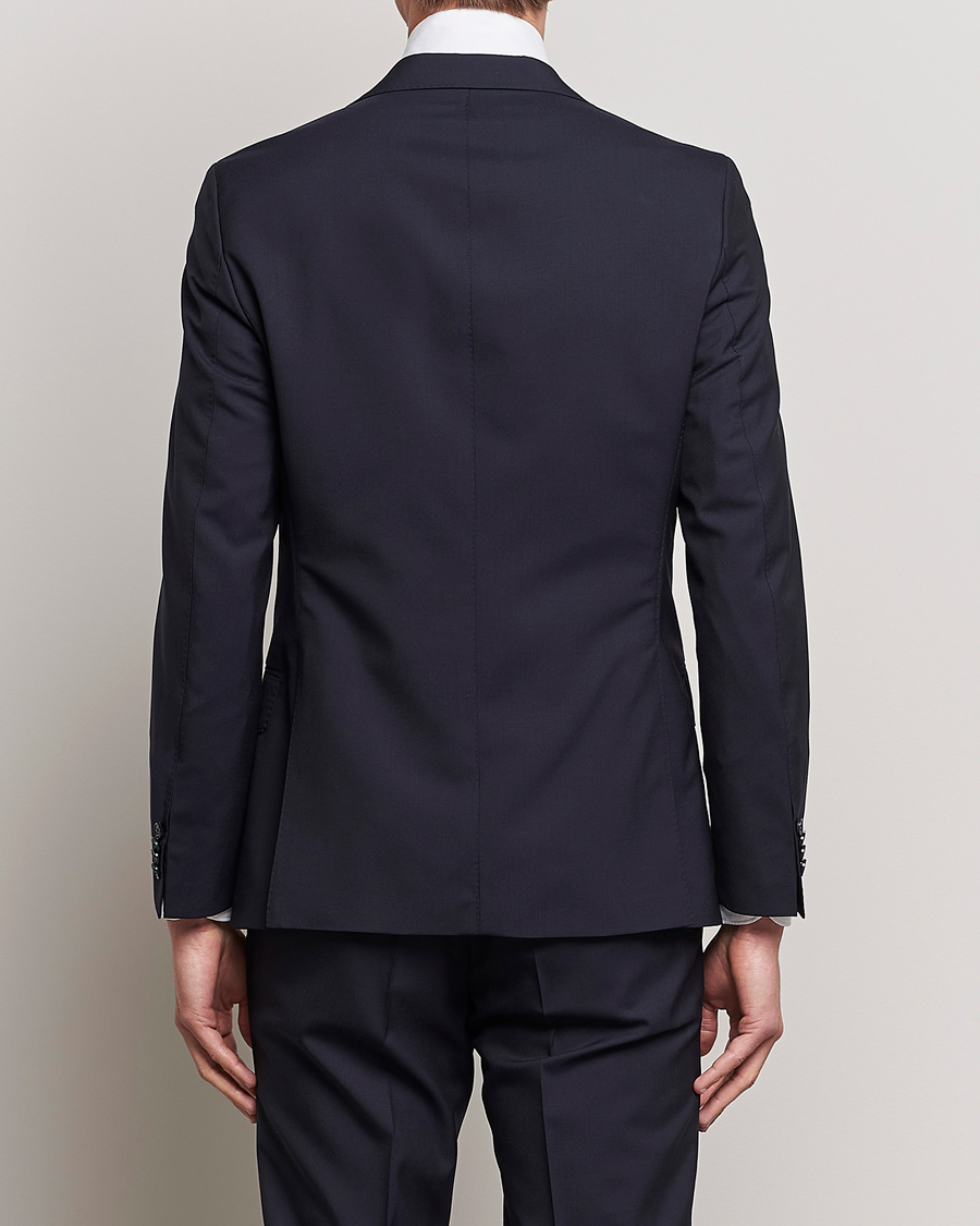 Herren | Sakkos | Oscar Jacobson | Edmund Wool Blazer Navy