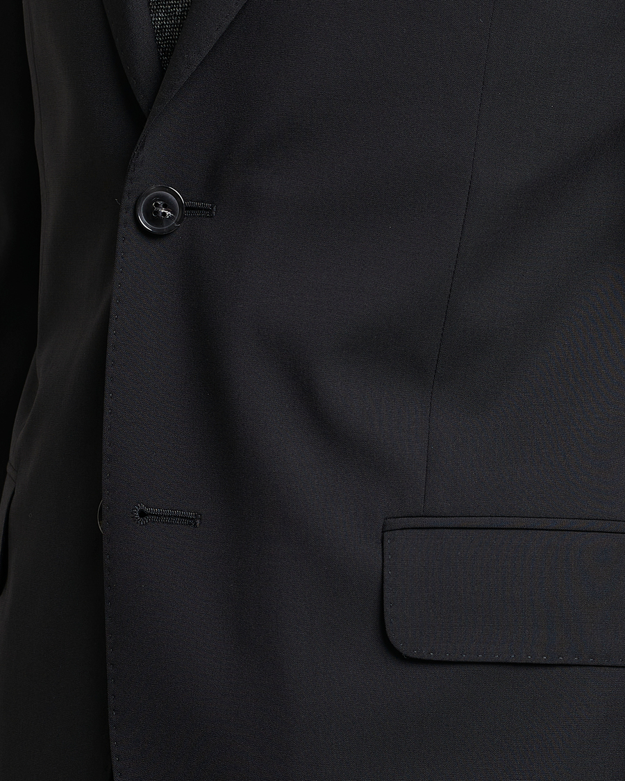 Herren | Sakkos | Oscar Jacobson | Edmund Wool Blazer Black