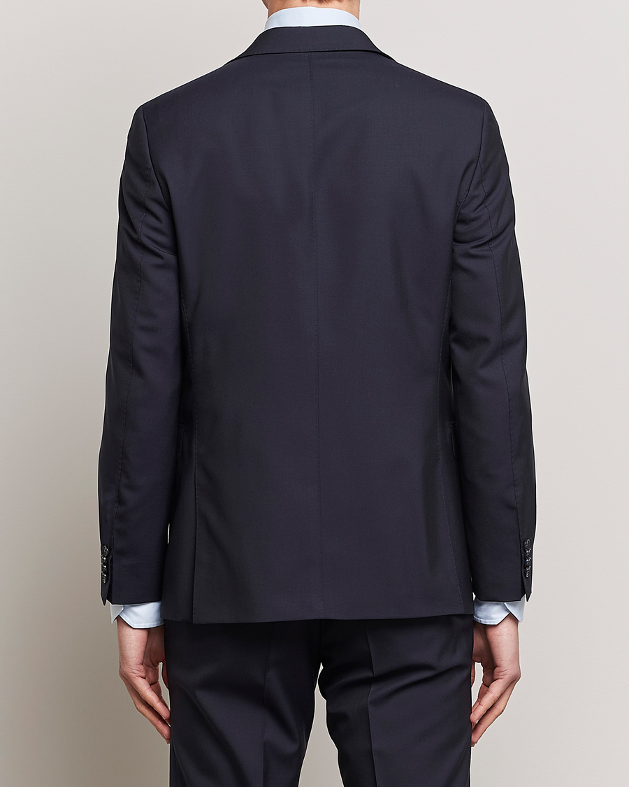 Herren | Sakkos | Oscar Jacobson | Falk Wool Blazer Navy