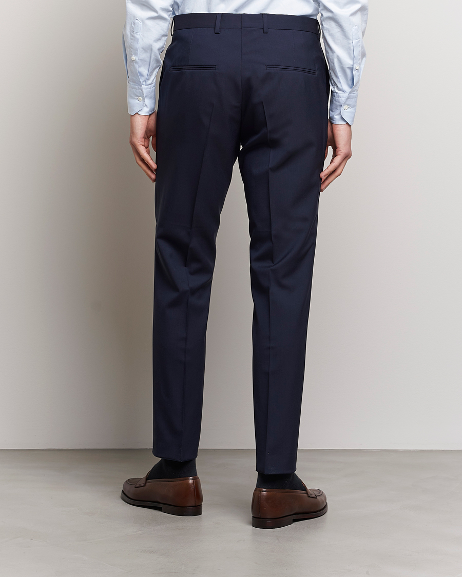 Herren | Hosen | Oscar Jacobson | Denz Wool Trousers Blue