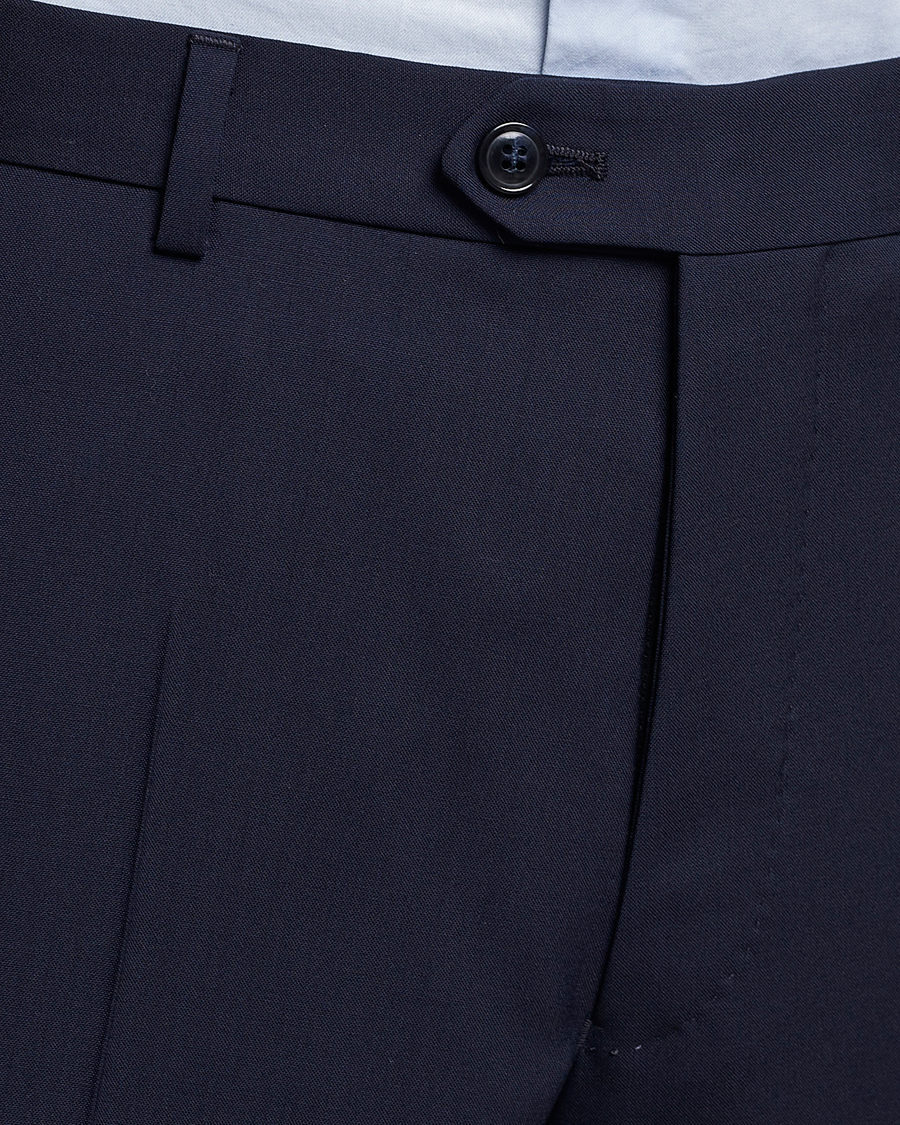 Herren | Hosen | Oscar Jacobson | Denz Wool Trousers Blue