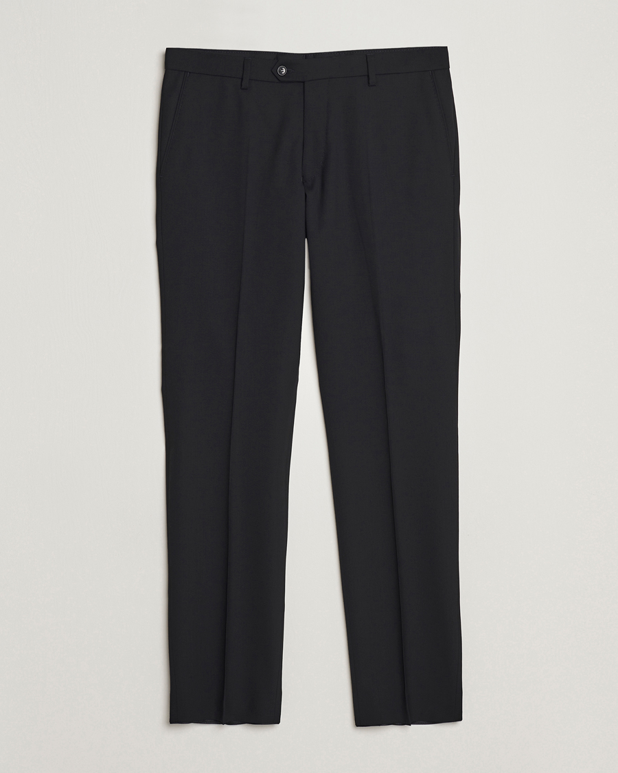 Herren | Hosen | Oscar Jacobson | Diego Wool Trousers Black