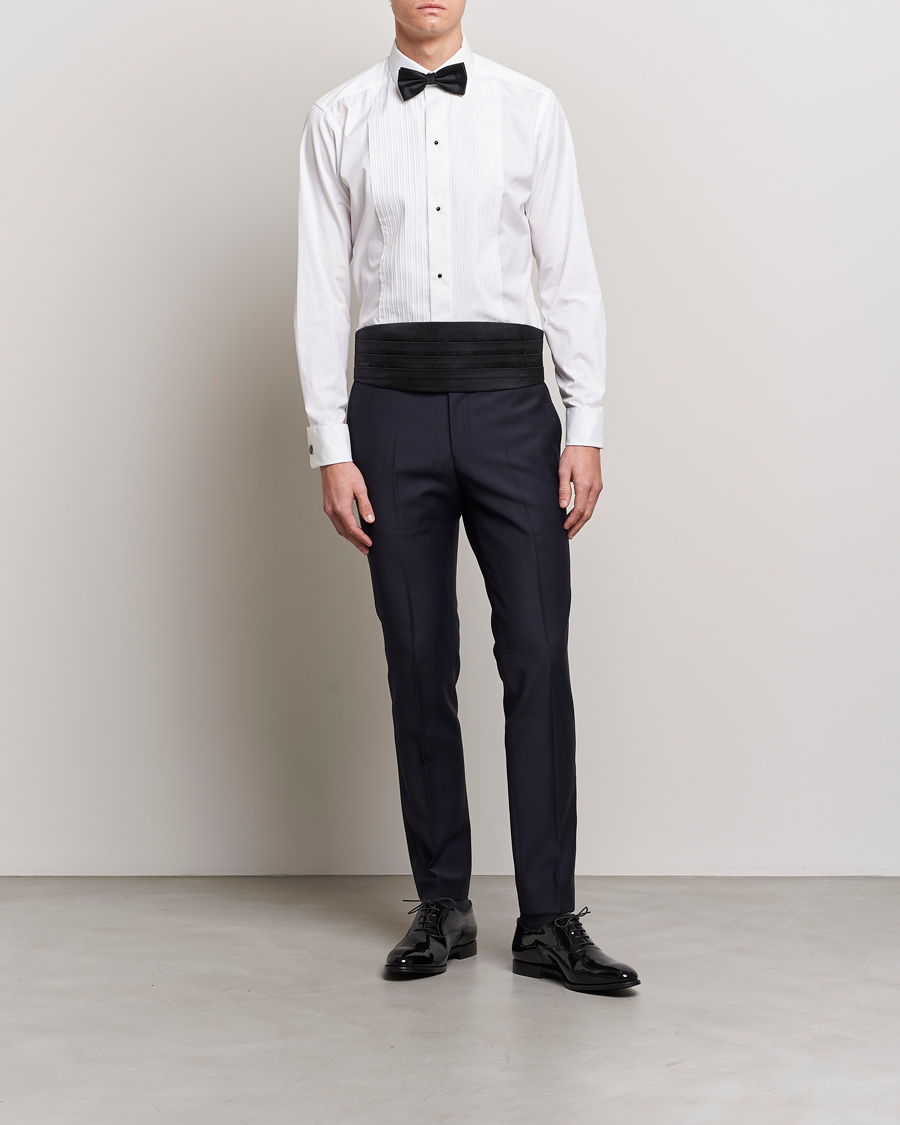 Herren | Hosen | Oscar Jacobson | Duke Wool Trousers Navy