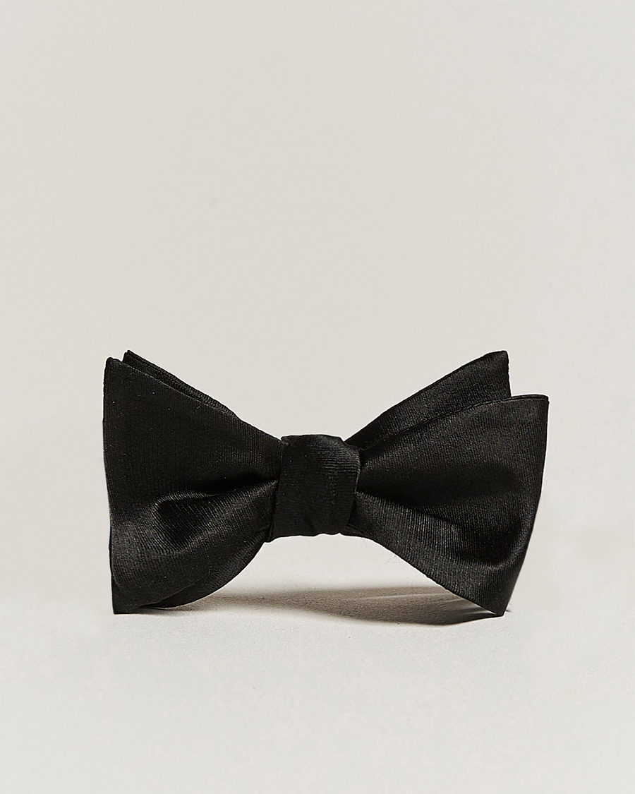 Herren | Oscar Jacobson Bow Tie, Self Tie Black | Oscar Jacobson | Bow Tie, Self Tie Black