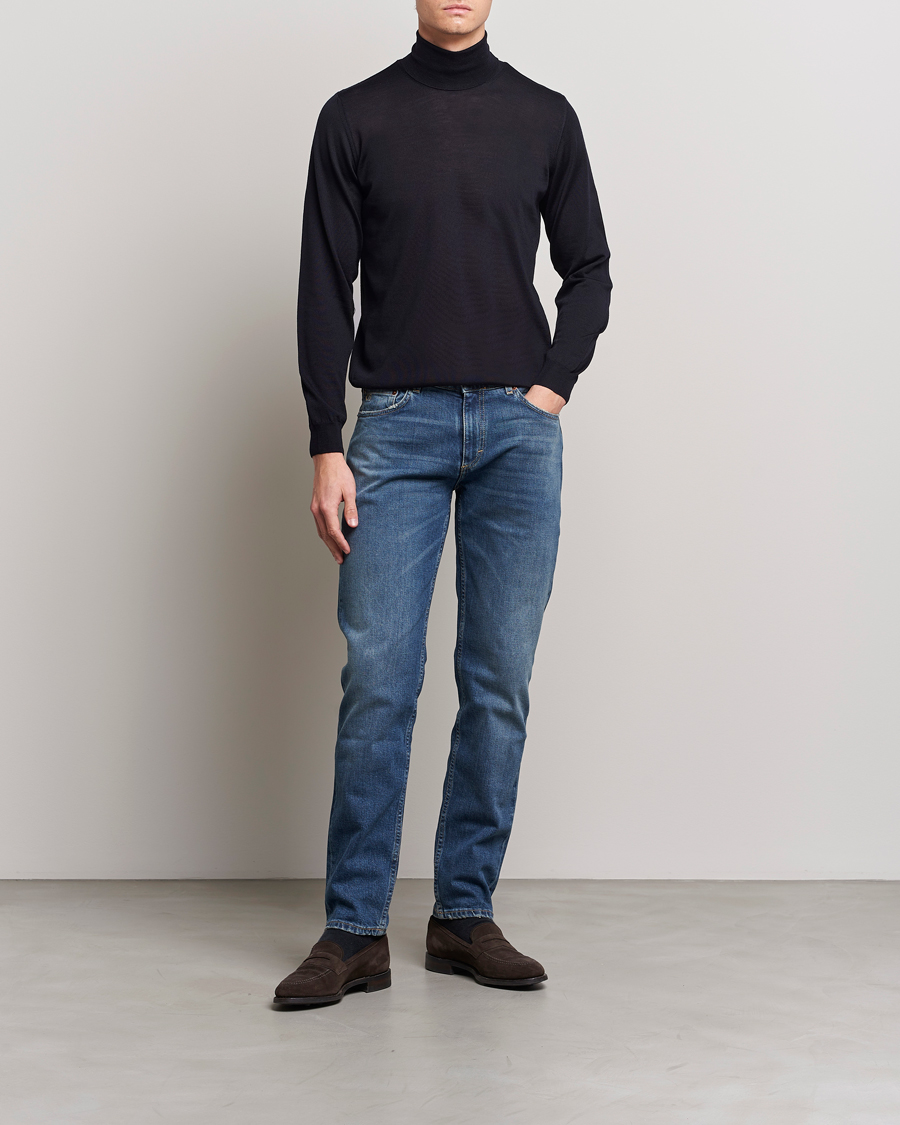 Herren | Jeans | Oscar Jacobson | Albert Cotton Stretch Jeans Vintage Wash