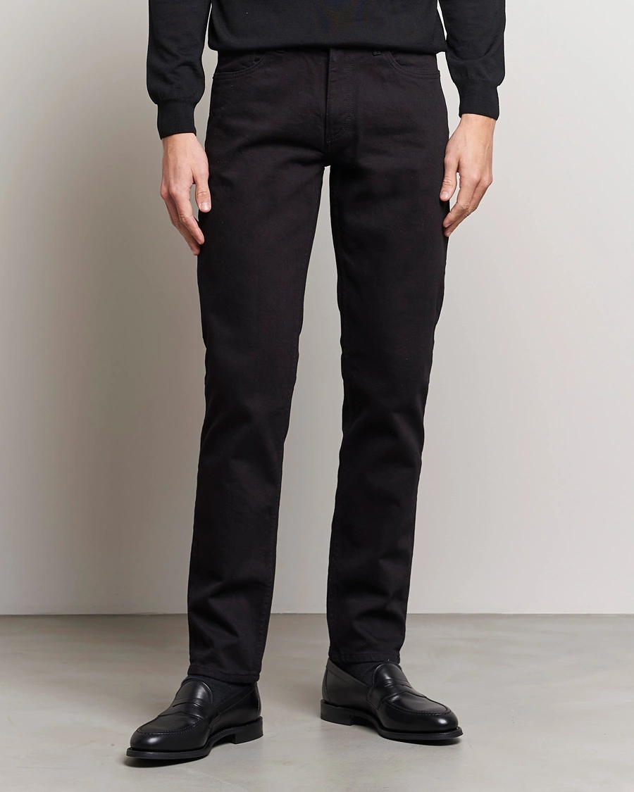 Herren | Kleidung | Oscar Jacobson | Albert Cotton Stretch Jeans Black