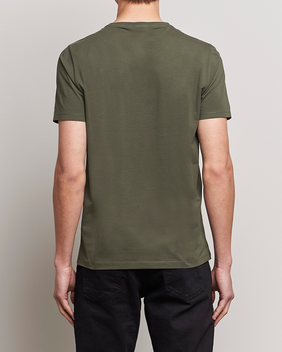 Herren | T-Shirts | Oscar Jacobson | Kyran Cotton T-shirt S-S Green