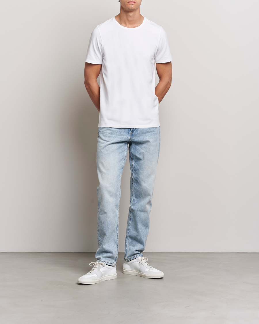 Herren | T-Shirts | Oscar Jacobson | Kyran Cotton T-shirt S-S White