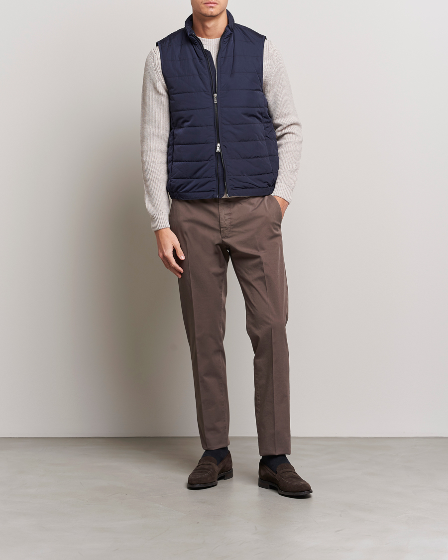Herren | Westen | Oscar Jacobson | Liner Evo Waistcoat Blue