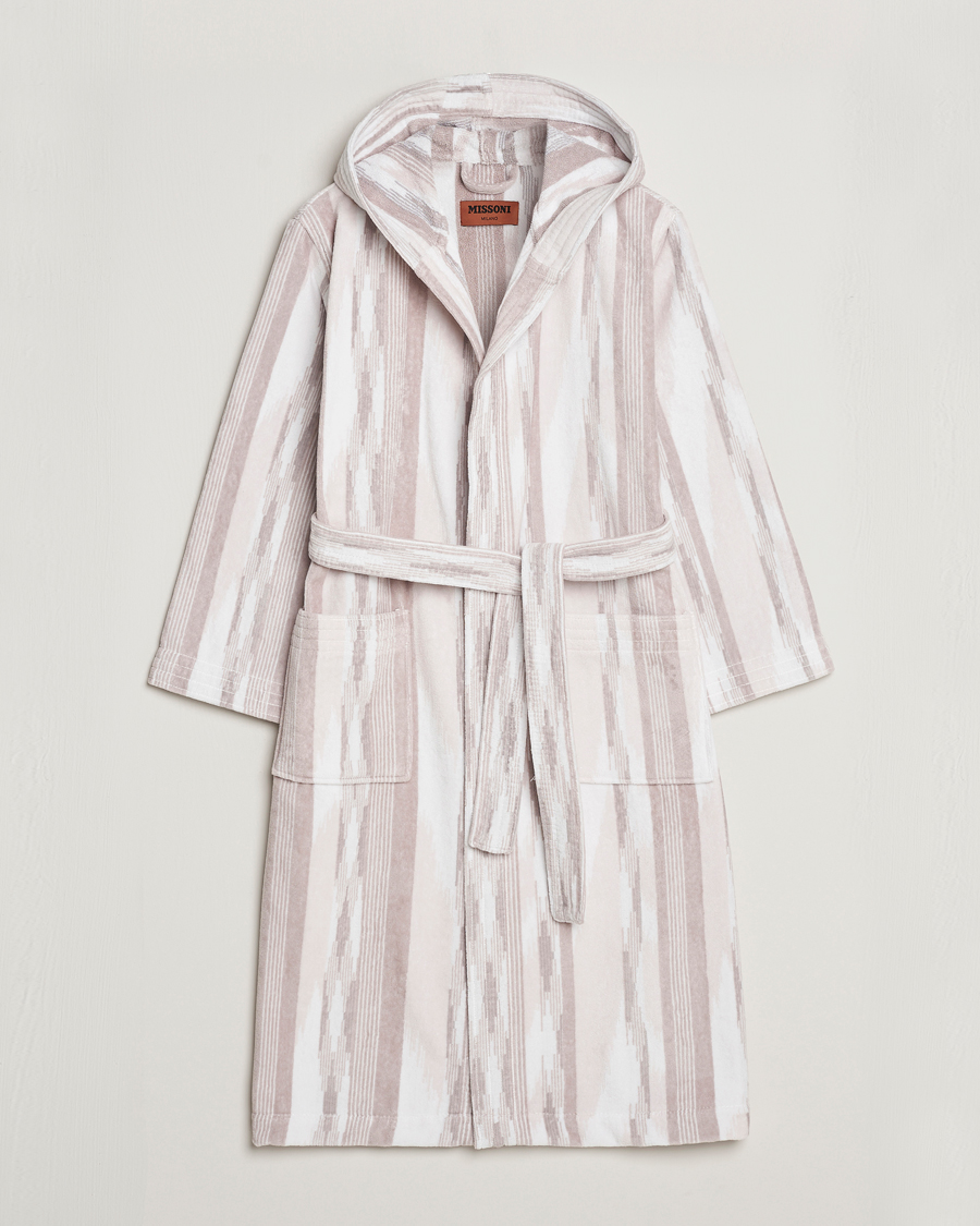Herren | Schlafanzüge & Bademäntel | Missoni Home | Clint Bathrobe Beige/White