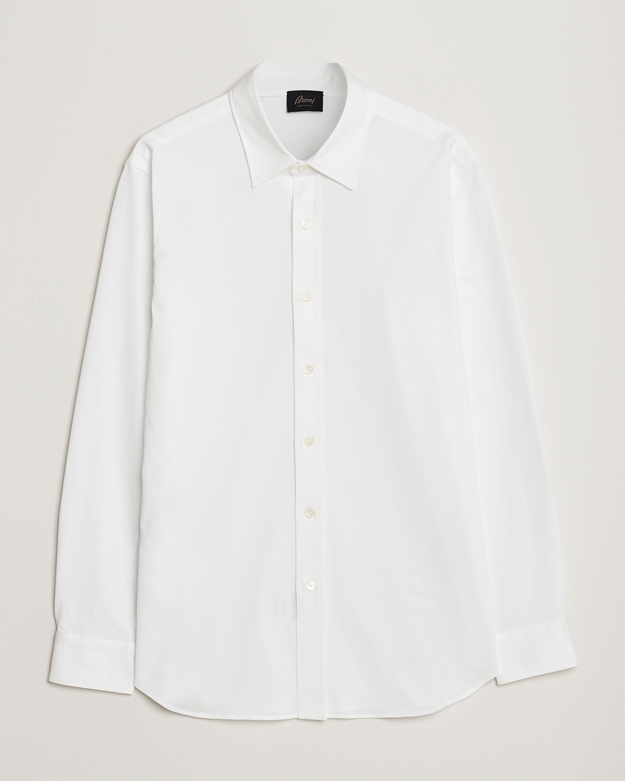Herren | Hemden | Brioni | Soft Cotton Jersey Shirt White