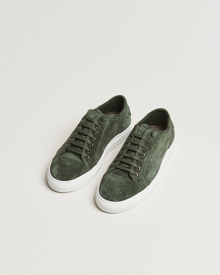 Herren | Brioni Casetta Suede Sneakers Green | Brioni | Casetta Suede Sneakers Green