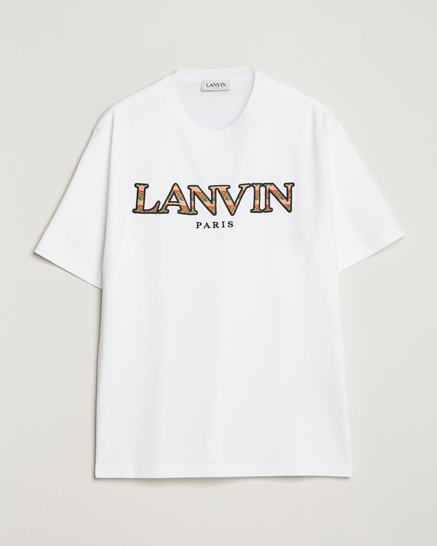 Herren | T-Shirts | Lanvin | Curb Logo T-Shirt Optic White