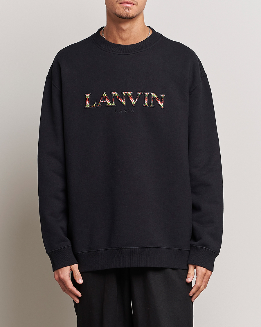 Herren | Pullover | Lanvin | Curb Logo Sweatshirt Black