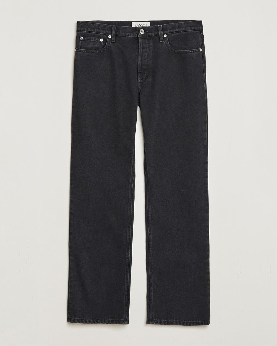 Herren | Jeans | Lanvin | Tailored Denim Pants Black