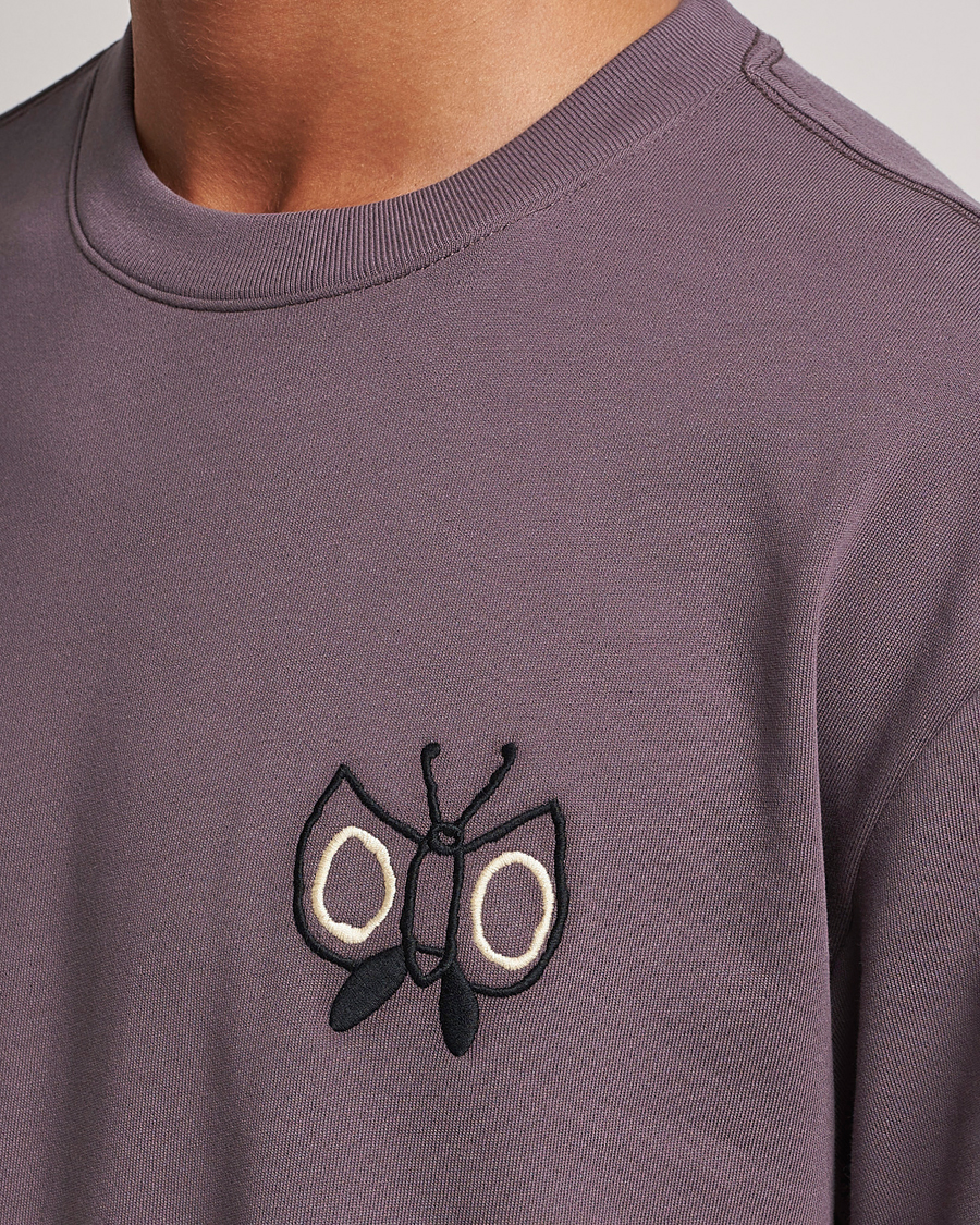 Herren | T-Shirts | NN07 | Alan Heavy T-Shirt Purple Brown