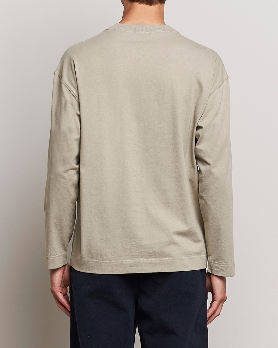 Herren | T-Shirts | NN07 | Benja Pima Cotton Long Sleeve T-Shirt London Fog
