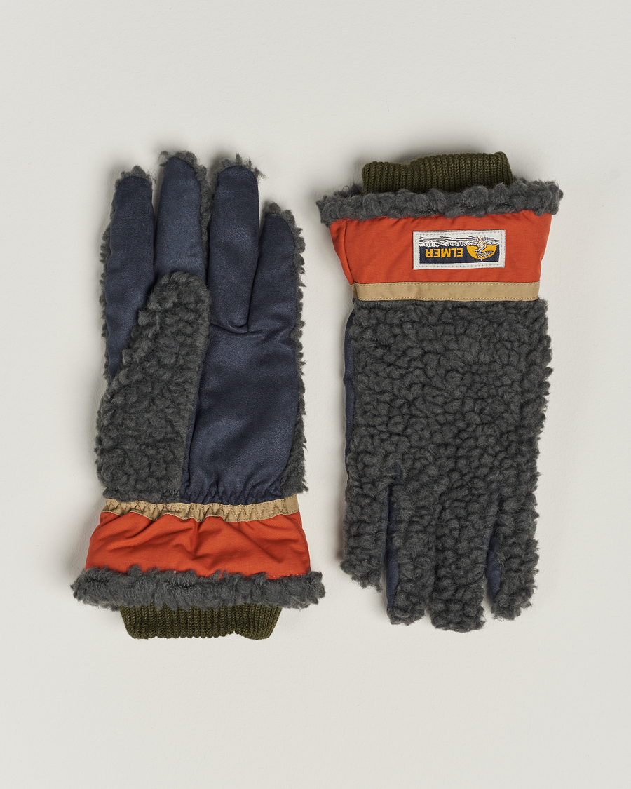 Herren | Elmer by Swany Sota Wool Teddy Gloves Khaki | Elmer by Swany | Sota Wool Teddy Gloves Khaki