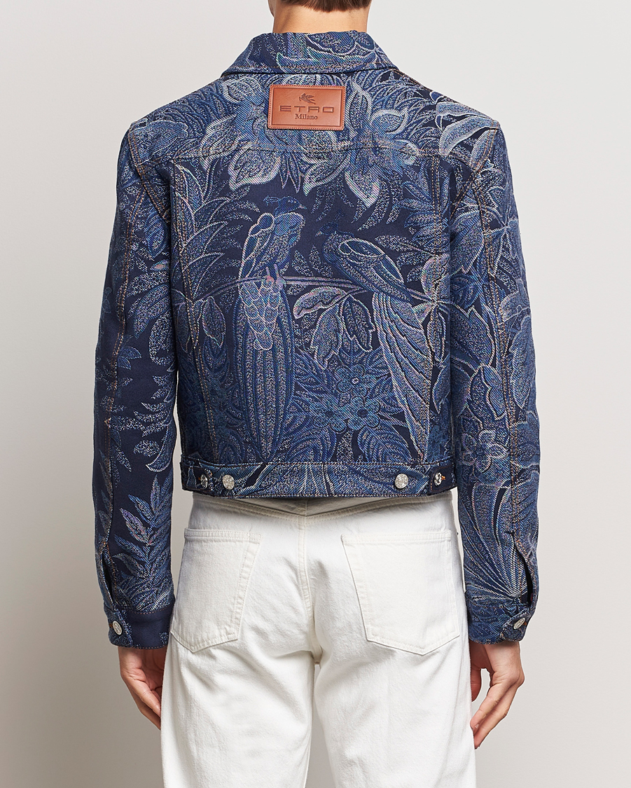 Herren | Jacken | Etro | Jacquard Denim Jacket Azzurro