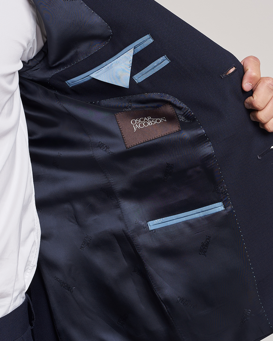 Herren | Sakkos | Oscar Jacobson | Ego Wool Blazer Blue