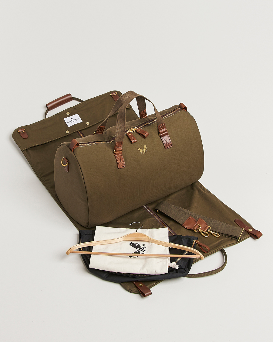 Herren | Taschen | Bennett Winch | Canvas Suit Carrier Holdall Olive