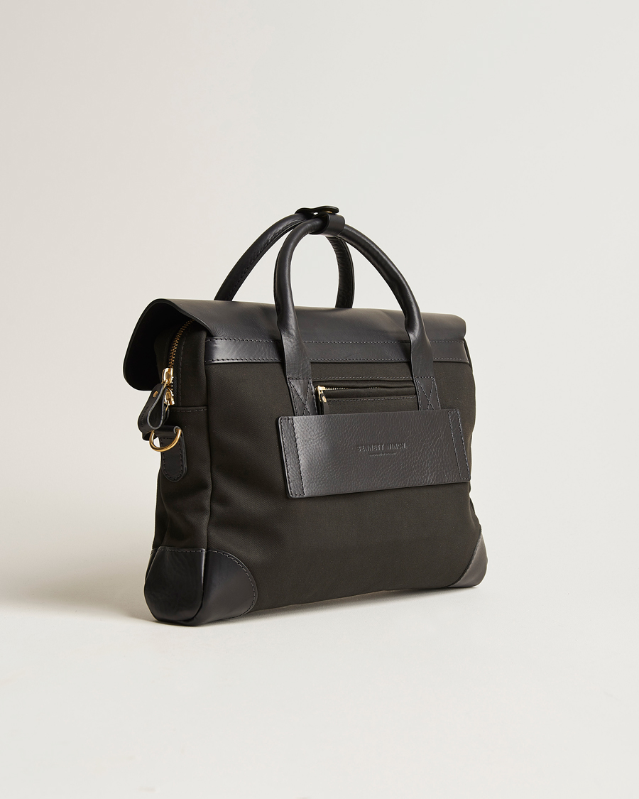 Herren | Taschen | Bennett Winch | Canvas Briefcase Black