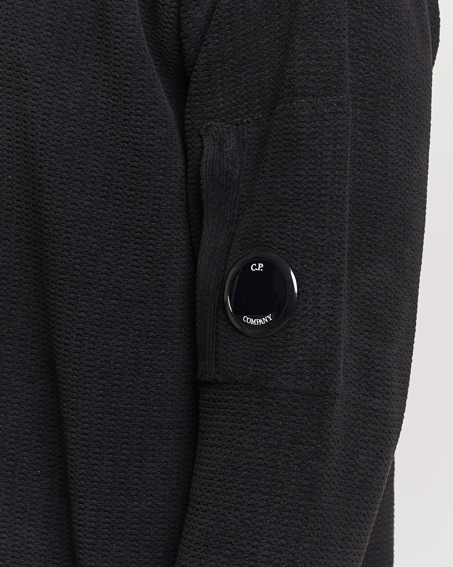 Herren | Pullover | C.P. Company | Chenille Cotton Crewneck Black