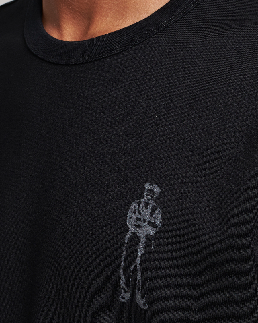 Herren | T-Shirts | C.P. Company | Mercerized Jersey Logo T-Shirt Black