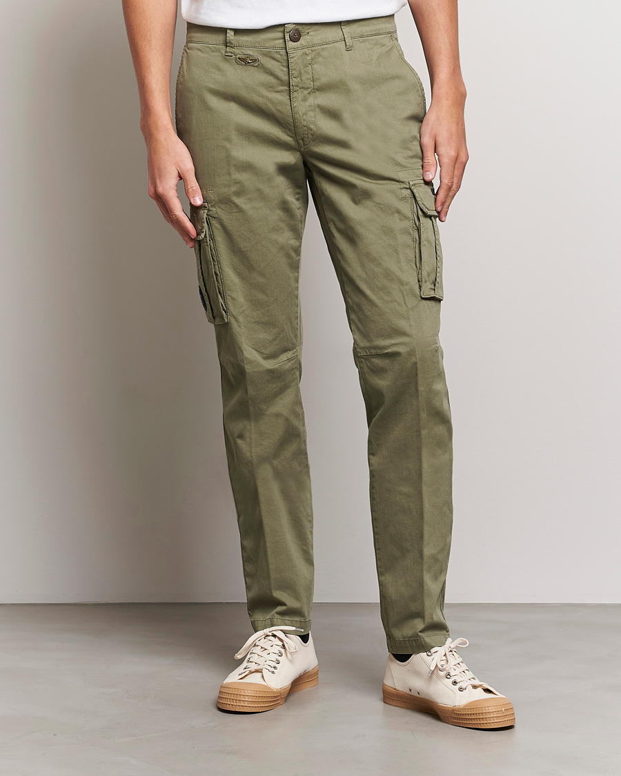 Herren | Sale | Aeronautica Militare | Cotton Cargo Pants Green