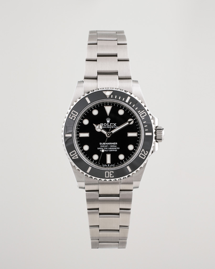 Herren | Rolex Pre-Owned Submariner 124060 Oyster Perpetual Steel Black | Rolex Pre-Owned | Submariner 124060 Oyster Perpetual Steel Black