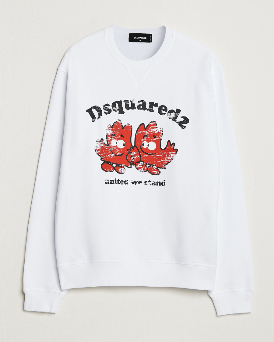 Herren | Pullover | Dsquared2 | Cool Fit Crew Neck Sweatshirt White